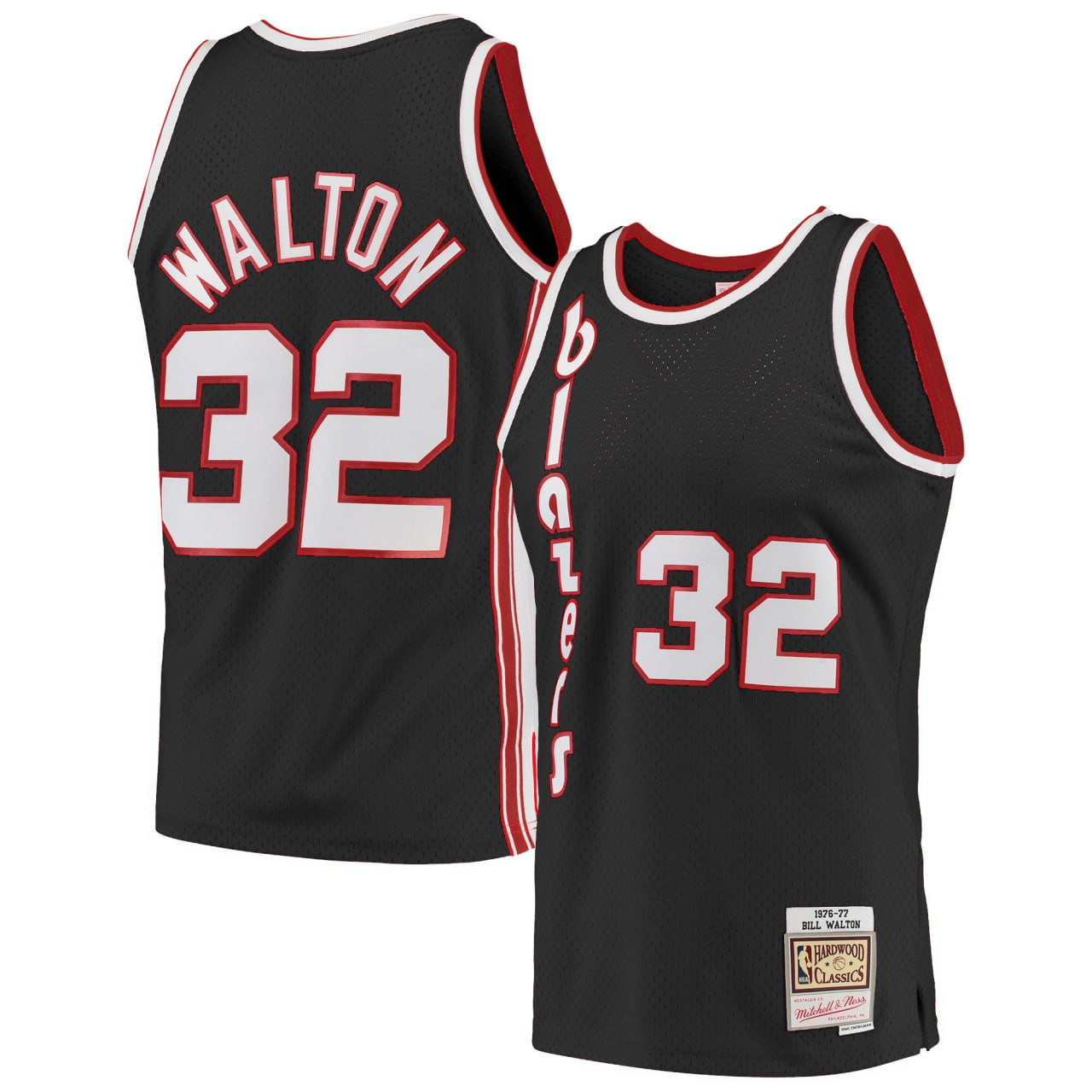 Bill Walton Portland Trail Blazers Throwback Jersey - All Stitched