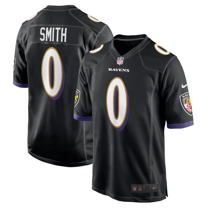 Baltimore Ravens Roquan Smith Black Jersey - All Stitched