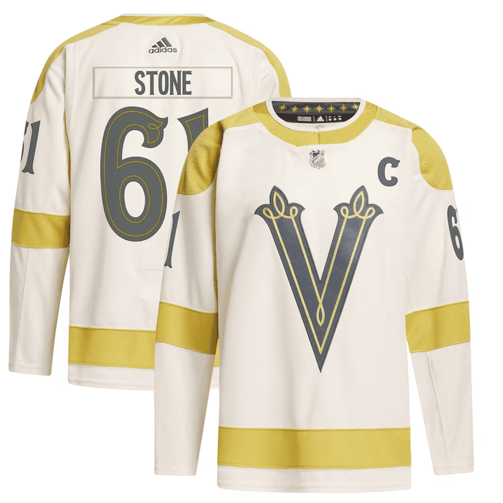 Mark Stone Vegas Golden Knights Cream 2024 Player Jersey - All Stitched
