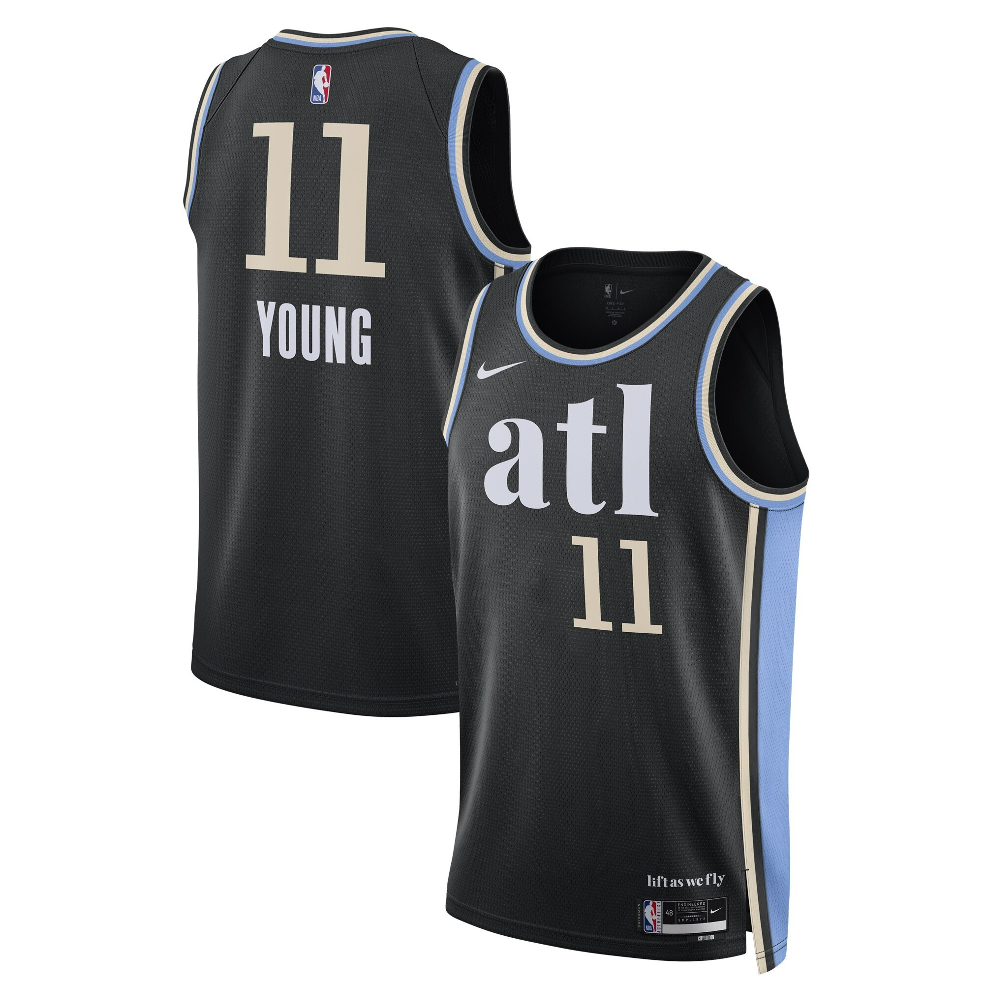 Trae Young Atlanta Hawks 2023/24 Swingman City Edition Jersey - All Stitched