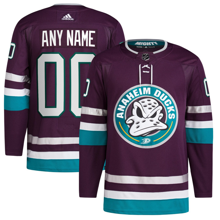Anaheim Ducks 30th Anniversary Primegreen Custom Jersey - All Stitched