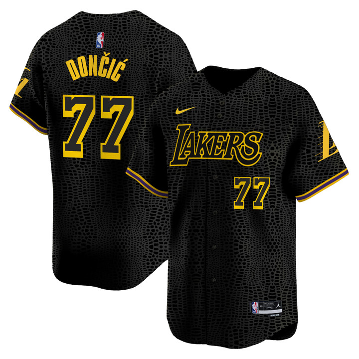 Men's Los Angeles Lakers Vapor Baseball Jersey - All Stitched
