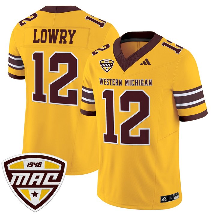 Men’s Western Michigan Broncos 2025 Vapor Limited Jersey - All stitched