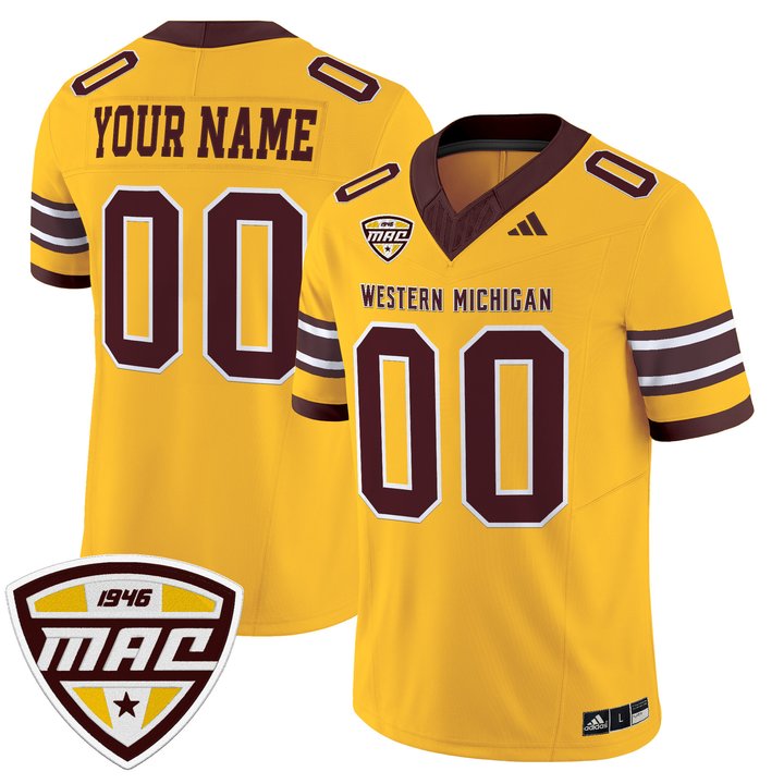 Western Michigan Broncos 2025 Vapor Limited Custom Jersey - All stitched