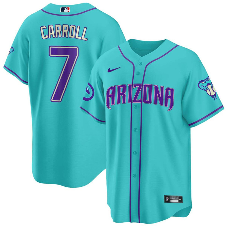 Men's 2024 Arizona Diamondbacks Teal Purple Jersey - All Stitched