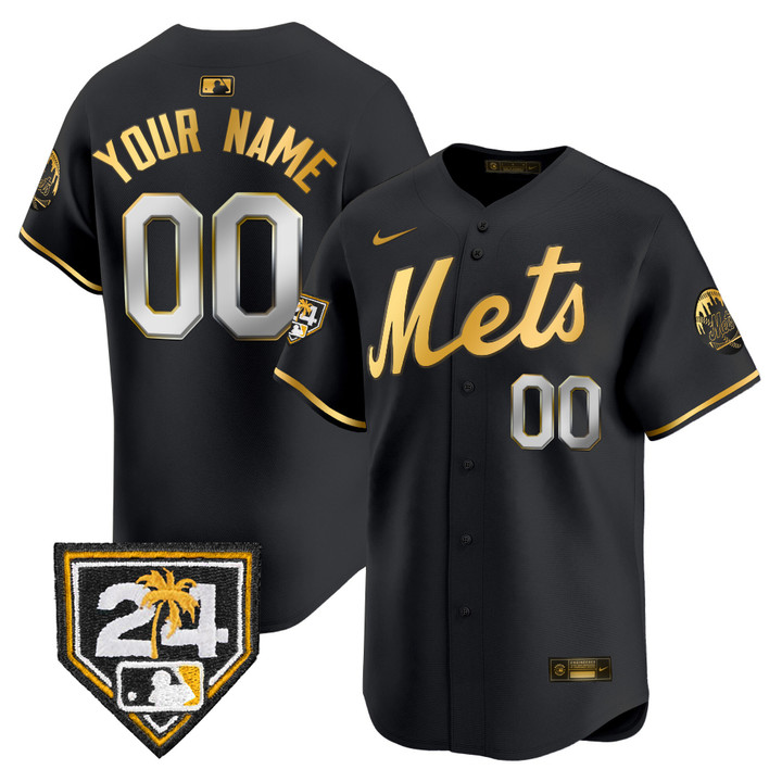New York Mets 2024 Spring Training Vapor Premier Limited Custom Jersey V2 - All Stitched