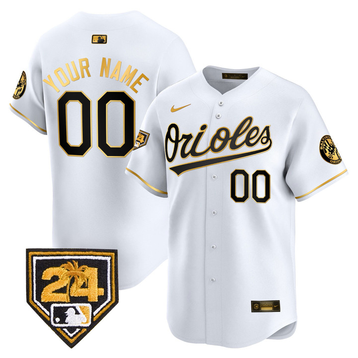 Orioles 2024 Spring Training Patch Vapor Premier Limited Custom Jersey - All Stitched