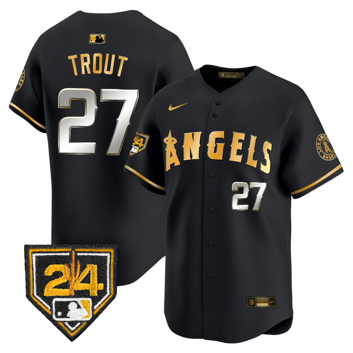 Men's Los Angeles Angels 2024 Spring Training Patch Vapor Premier Limited Jersey - All Stitched