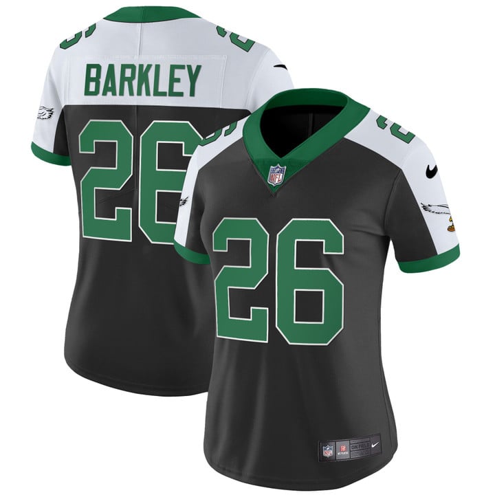 Women's Eagles Kelly Green Vapor Limited Jersey V2 - All Stitched