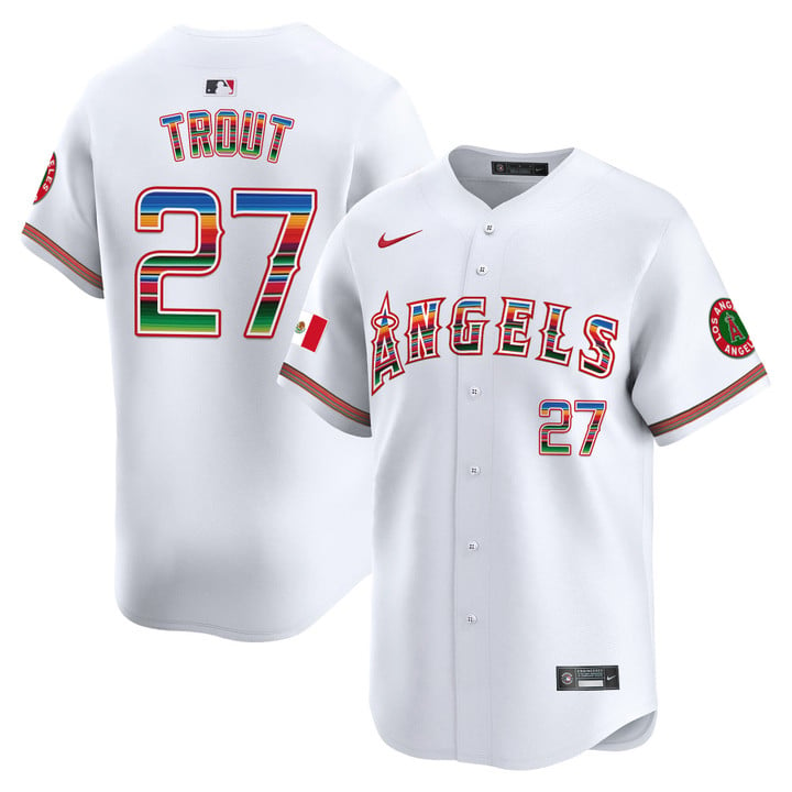 Men's Los Angeles Angels Mexico Vapor Premier Limited Jersey - All Stitched