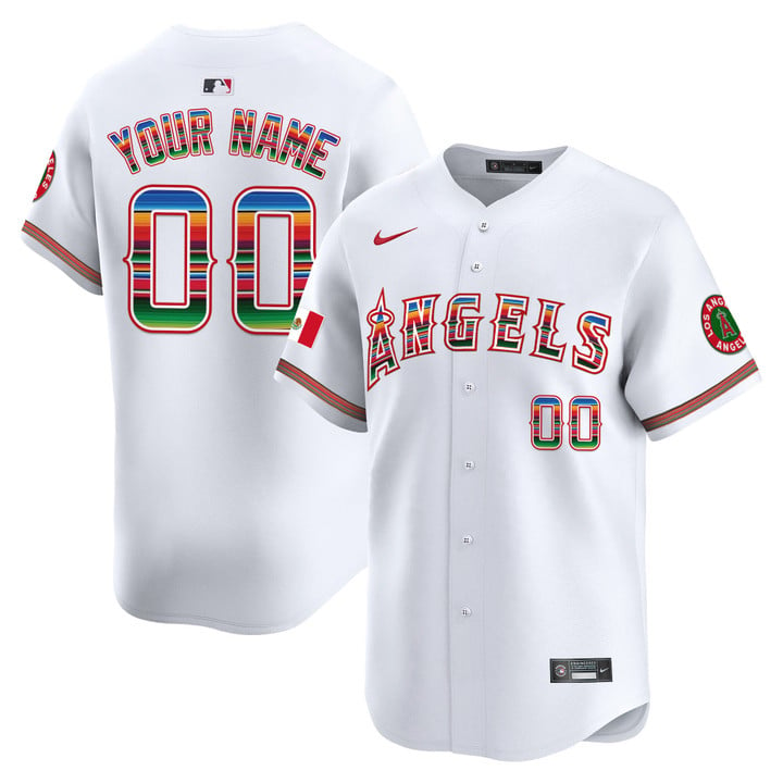 Los Angeles Angels Mexico Vapor Premier Limited Custom Jersey - All Stitched