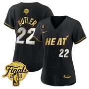 Women's Miami Heat 2023 Finals Baseball Cool Base Jersey - All Stitched