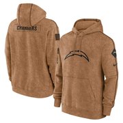 Los Angeles Chargers 2023 Salute To Service Brown Hoodie - Printed