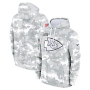 Kansas City Chiefs 2024 Salute to Service Pullover Hoodie - Arctic Camo - All Stitched