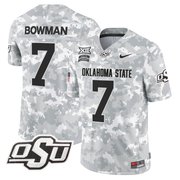Oklahoma State Cowboys 2024 Salute to Service Vapor Limited Jersey - Arctic Camo - All Stitched