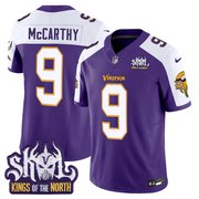 Men's Minnesota Vikings King Of The North Patch Throwback Vapor Limited Jersey - All Stitched