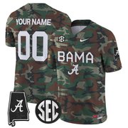 Alabama Crimson Tide 2024 Military Vapor Limited Custom Jersey - All Stitched