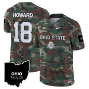 Ohio State Buckeyes 2024 Military Vapor Limited Jersey - All Stitched