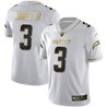 Women's Los Angeles Chargers White Gold & Black Gold Jersey - All Stitched