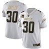 Women's Los Angeles Chargers White Gold & Black Gold Jersey - All Stitched