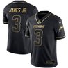 Women's Los Angeles Chargers White Gold & Black Gold Jersey - All Stitched