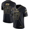 Women's Los Angeles Chargers White Gold & Black Gold Jersey - All Stitched