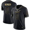 Men's Spartans Black Limited & Gold Vapor Jersey - All Stitched