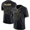 Men's Spartans Black Limited & Gold Vapor Jersey - All Stitched