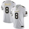 Men's Spartans Black Limited & Gold Vapor Jersey - All Stitched