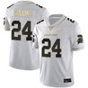 Men's Spartans Black Limited & Gold Vapor Jersey - All Stitched
