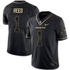 Men's Spartans Black Limited & Gold Vapor Jersey - All Stitched