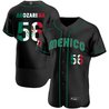 Men's Mexico 2023 World Baseball Flex Base Flag Jersey - All Stitched