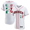 Men's Mexico 2023 World Baseball Flex Base Flag Jersey - All Stitched