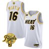 Men's Miami Heat 2023 Finals Patch Collection Jersey - All Stitched