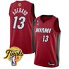 Men's Miami Heat 2023 Finals Patch Collection Jersey - All Stitched