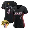 Women's Miami Heat 2023 Finals Baseball Cool Base Jersey - All Stitched