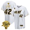 Men's Miami Heat 2023 Finals Baseball Cool Base Jersey - All Stitched