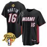 Men's Miami Heat 2023 Finals Baseball Cool Base Jersey - All Stitched
