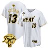 Men's Miami Heat 2023 Finals Baseball Cool Base Jersey - All Stitched