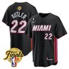 Men's Miami Heat 2023 Finals Baseball Cool Base Jersey - All Stitched