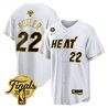 Men's Miami Heat 2023 Finals Baseball Cool Base Jersey - All Stitched