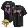 Men's Miami Heat 2023 Finals Baseball Cool Base Jersey - All Stitched