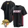 Men's Miami Heat 2023 Finals Baseball Cool Base Jersey - All Stitched