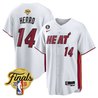 Men's Miami Heat 2023 Finals Baseball Cool Base Jersey - All Stitched