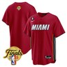 Men's Miami Heat 2023 Finals Baseball Cool Base Jersey - All Stitched