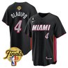 Men's Miami Heat 2023 Finals Baseball Cool Base Jersey - All Stitched