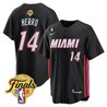 Men's Miami Heat 2023 Finals Baseball Cool Base Jersey - All Stitched