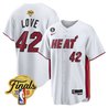Men's Miami Heat 2023 Finals Baseball Cool Base Jersey - All Stitched