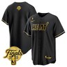 Men's Miami Heat 2023 Finals Baseball Cool Base Jersey - All Stitched