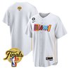 Men's Miami Heat 2023 Finals Patch Baseball Jersey V2 - All Stitched